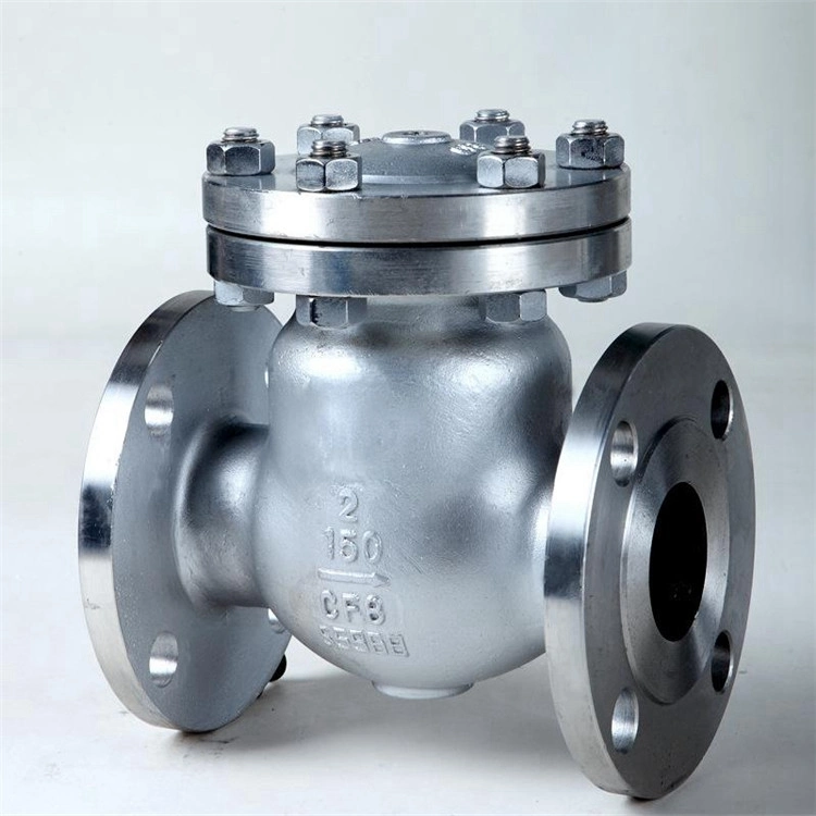 Petroleum Chemical 304 Stainless Steel Wcb Swing Type Check Valve