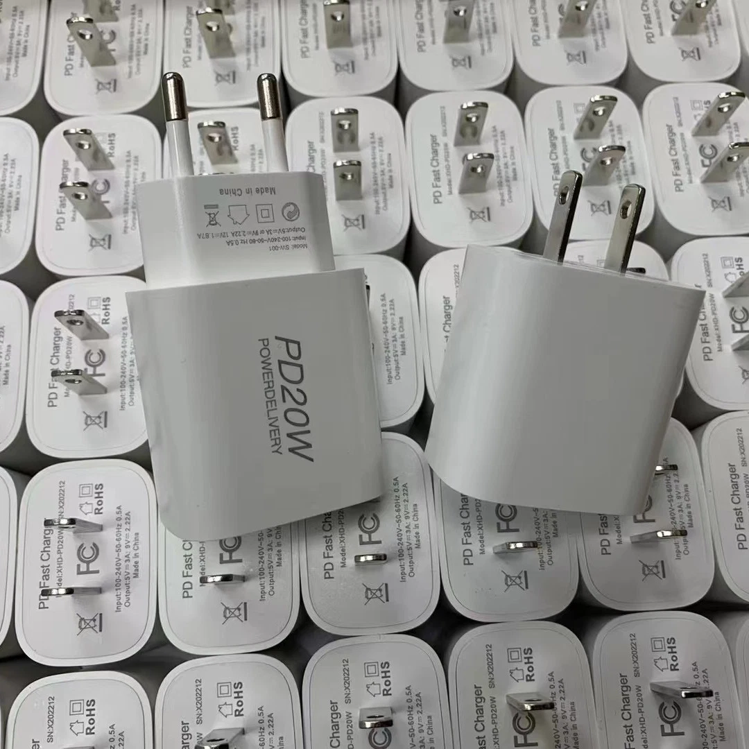 Cargador rápido USB Pd tipo C para el iPhone Xiaomi Adaptador de teléfono de Samsung