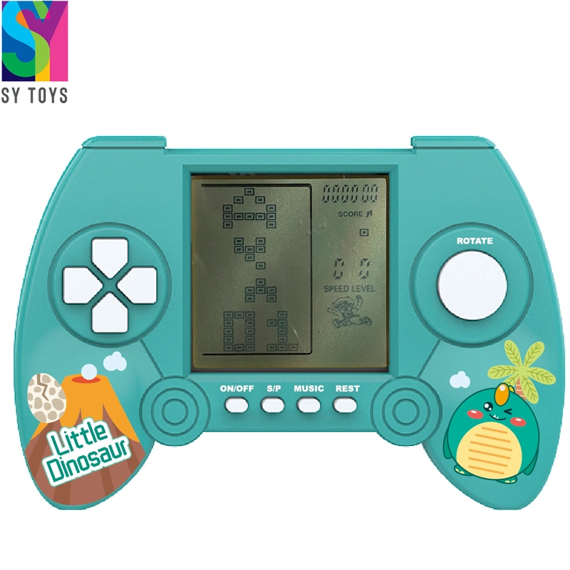 Ordinateur de poche portable Sy Retro jeu Tetris avec son original Tetris jeu d'arcade de poche pour les enfants et adultes