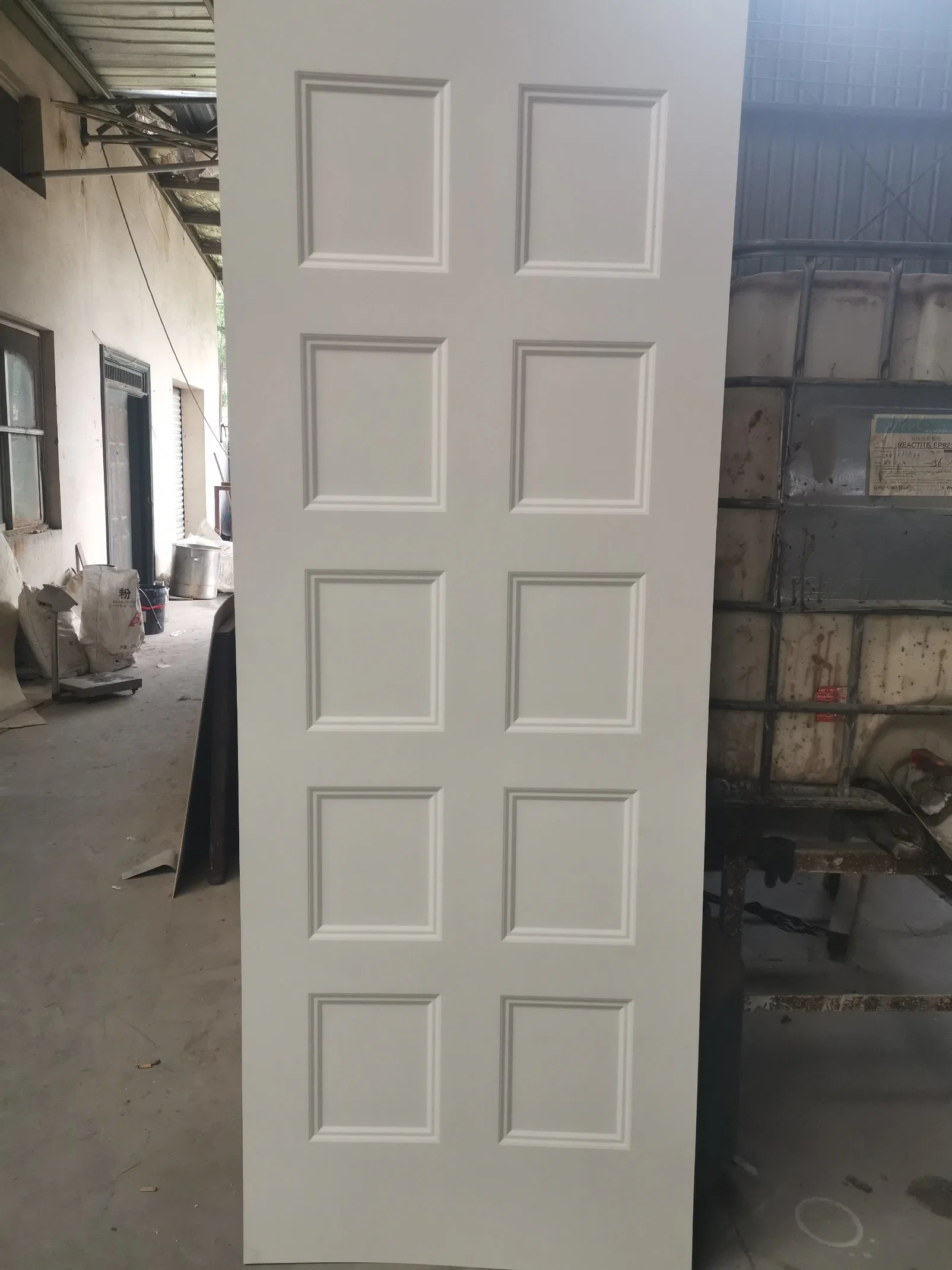 E1 Grade White Primer Coating MDF HDF Moulded Door Skin