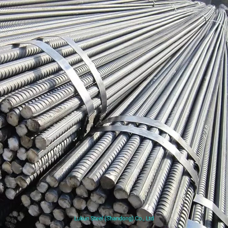 Hot Rolled Iron Rebar Steel 10mm HRB500 Constructional Deformed Iron Rebar Steel