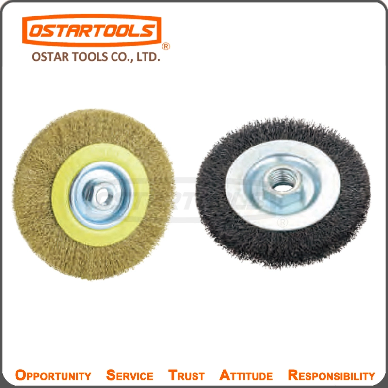 Industrial Crimped Wire Wheel Brushes Wide