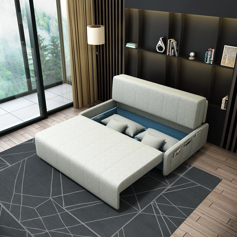 Pratique Canapé-lit en tissu Divan polyvalent Canapé-lit pour le salon Combinaisons de canapé-lit Convertible