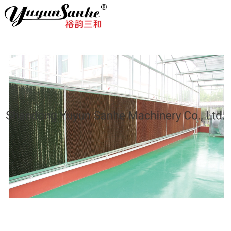 Yuyun Sanhe 7090/7060/5090 Corrugated Evaporative Cooling Pad for Poultry Farm Greenhouse