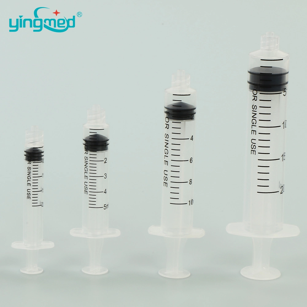 Medical Plastic Disposable Medical 1ml 3ml 5ml 10ml 20ml Syringe 1cc 3cc 5cc 10cc 20cc Syringes with Needle