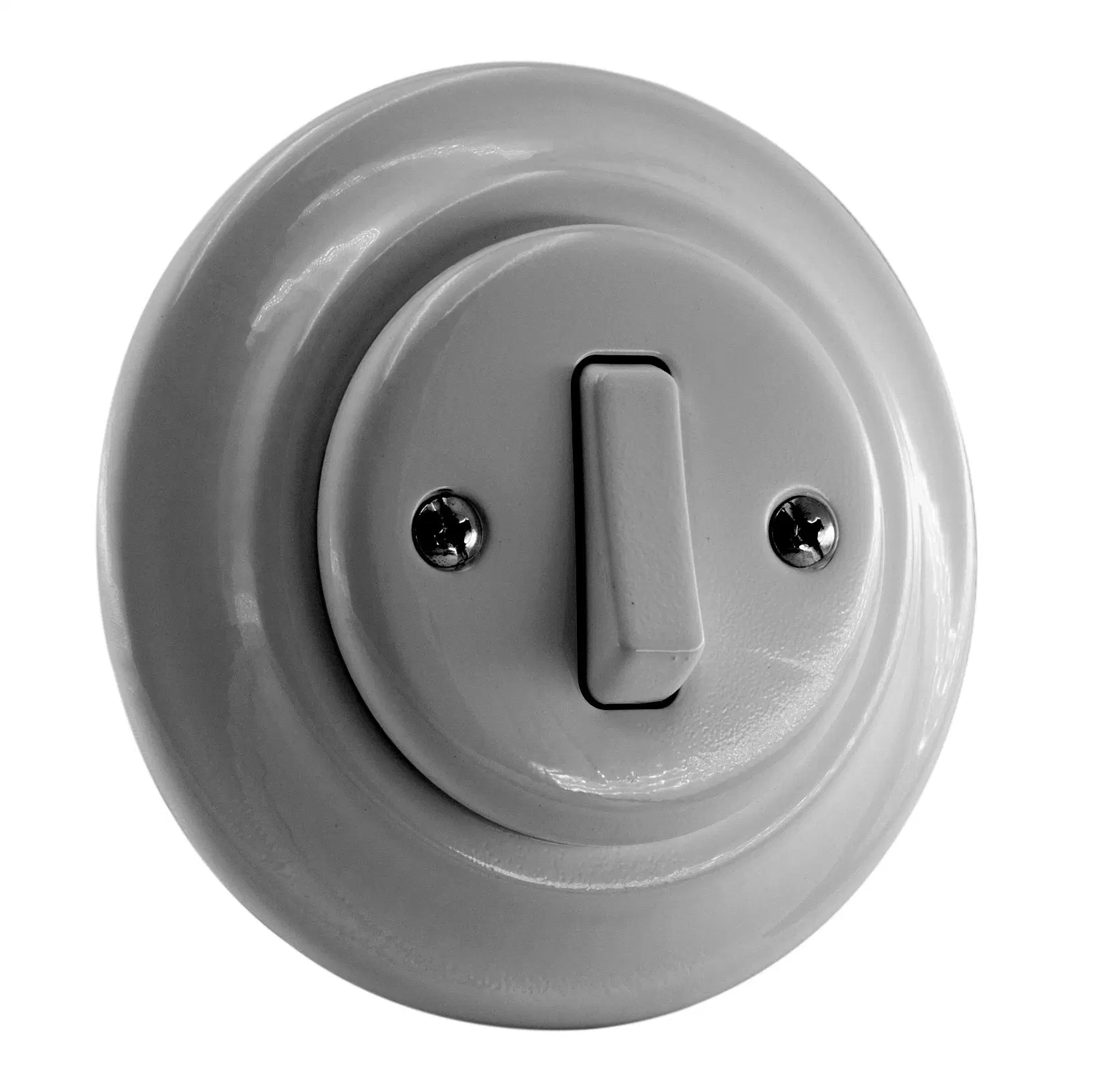 Interruptor de toque de botão Vintage em porcelana prática e resistente para controlo Luzes pendentes Ceramic Keruida