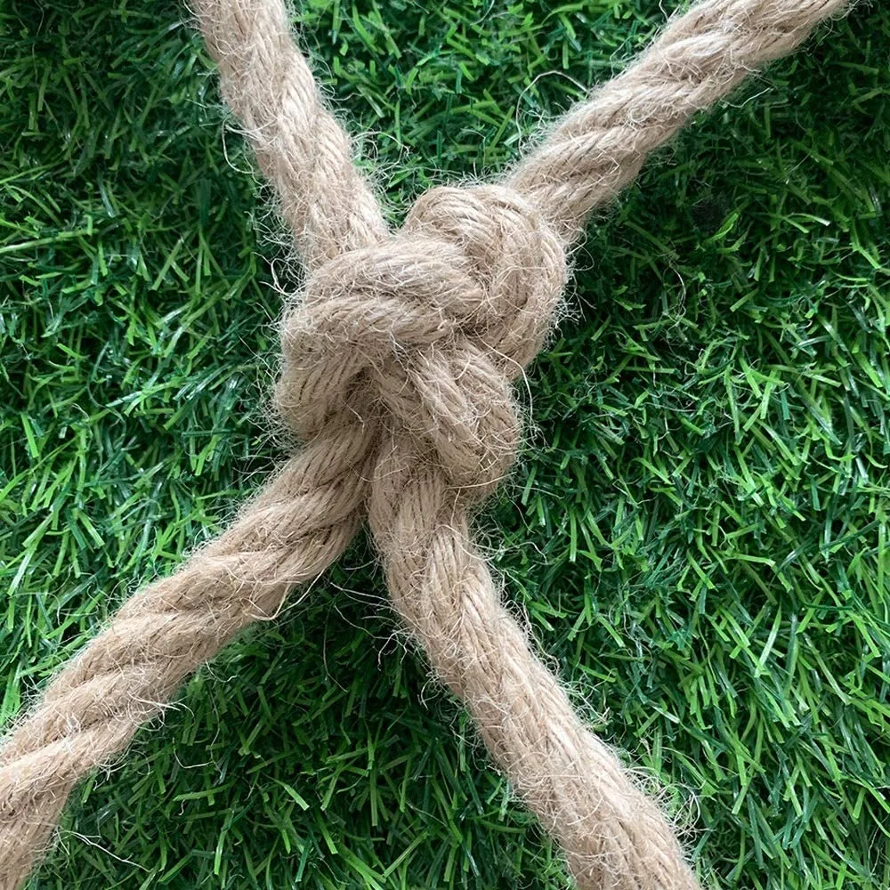 Jute Decorative Net Hemp Cord Garden Fence Protection Swing Netting