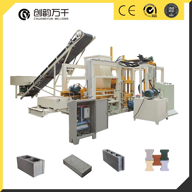 Qt4-18 Interlocking Brick Making Concrete Block Machine Price