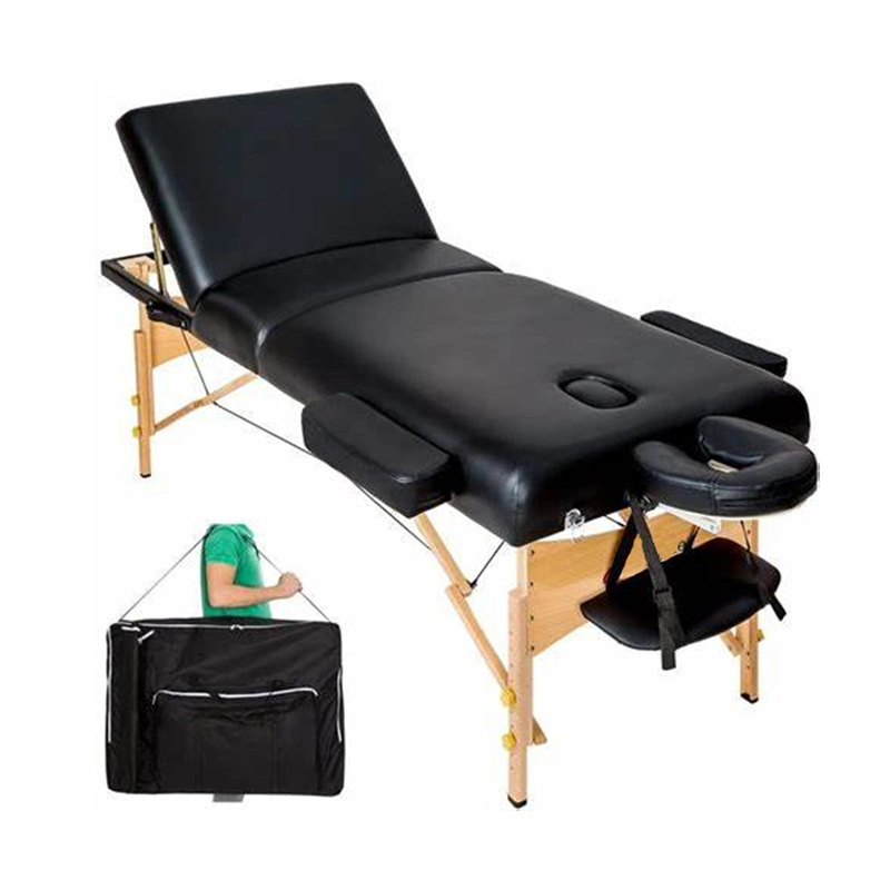 Therapeutic Foldable SPA Bed Adjustable Portable Massage Table Massage Bed Chair