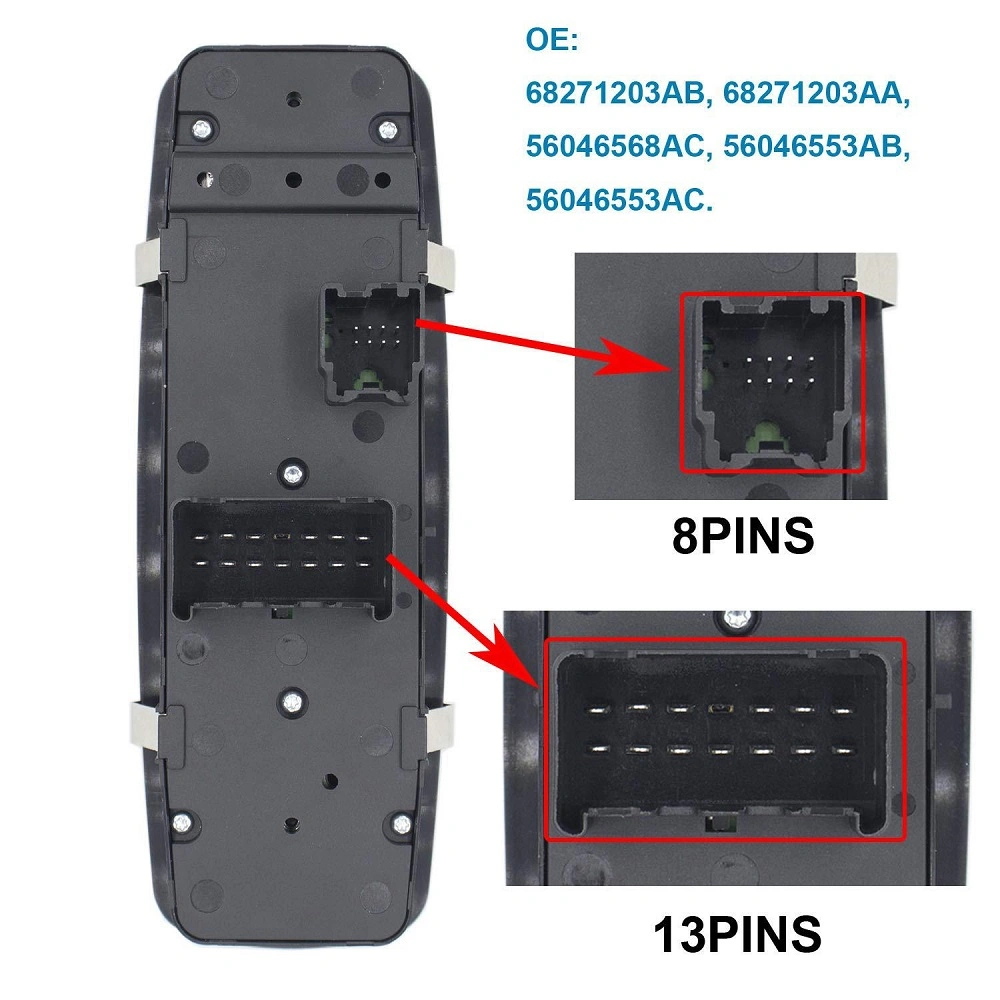 Applicable to Chrysler Dodge Jeep Cherokee Front Left Window Switch 68271203ab 56046553AC