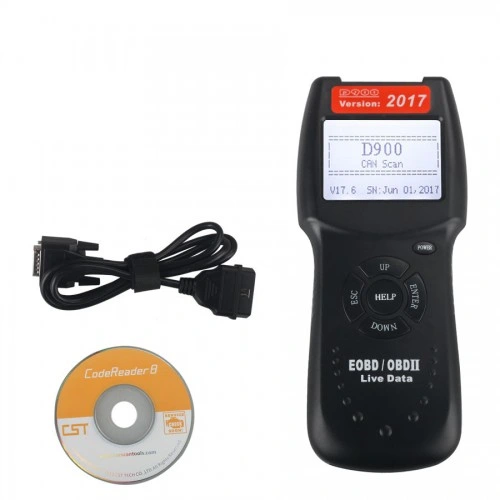 V17.6 الإصدار D900 من قارئ الرمز الشريطي لبيانات OBD2 Live