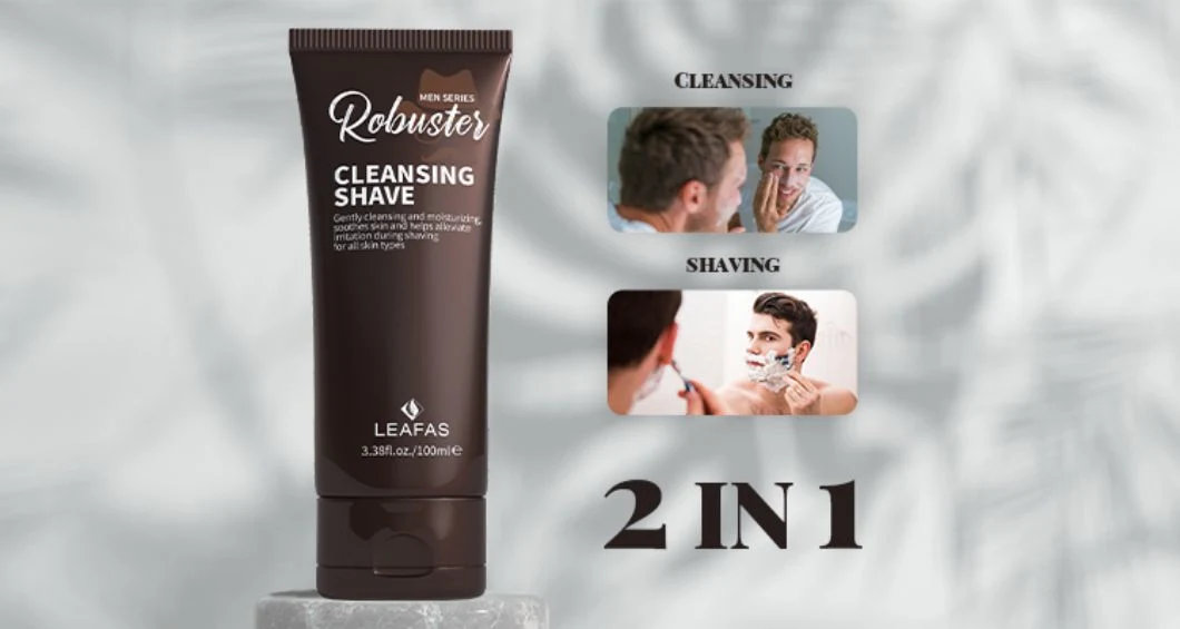 Newly Men Hair Care Private Label Moisture AMD Smooth Cleansing Shave