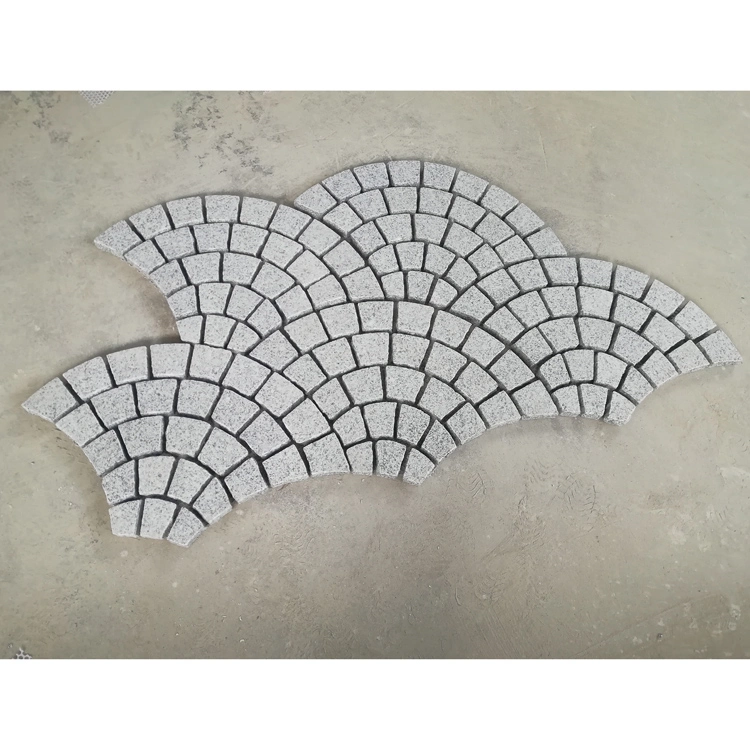 Wholesale/Supplier Black Granite Cobblestone Paving Mesh Cobblestone G603 Granite