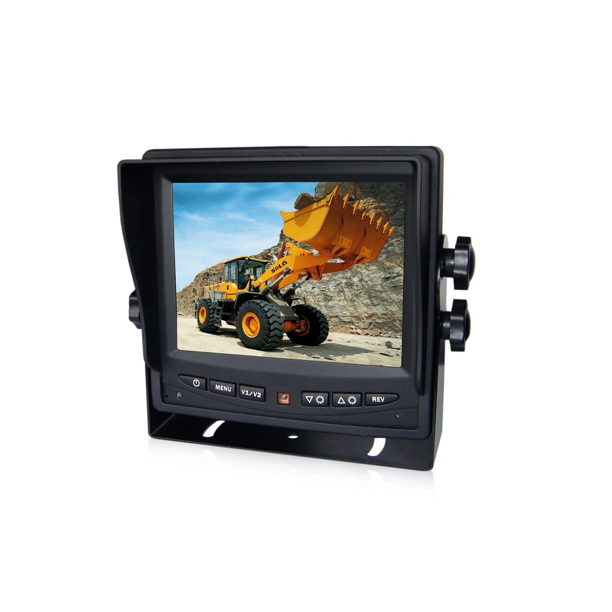 Wired LCD Monitor with Built-in Quad Splitter, Single LED Backlight and Brightness Auto Adjustment