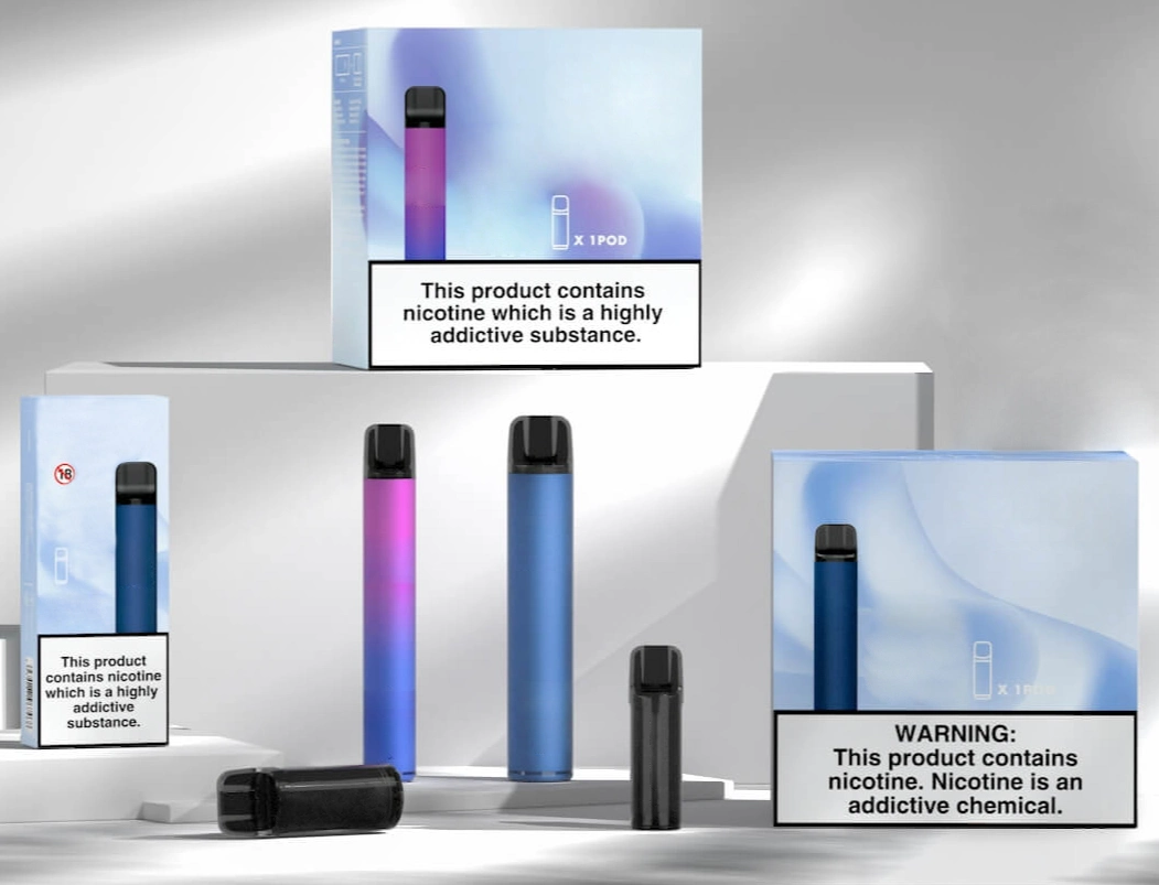 Kit de la vaina de prellenado de Vape desechable cigarrillo electrónico Pen 600 inhalaciones de jugo de 2 Ml Atomizer Mini Ecigarette