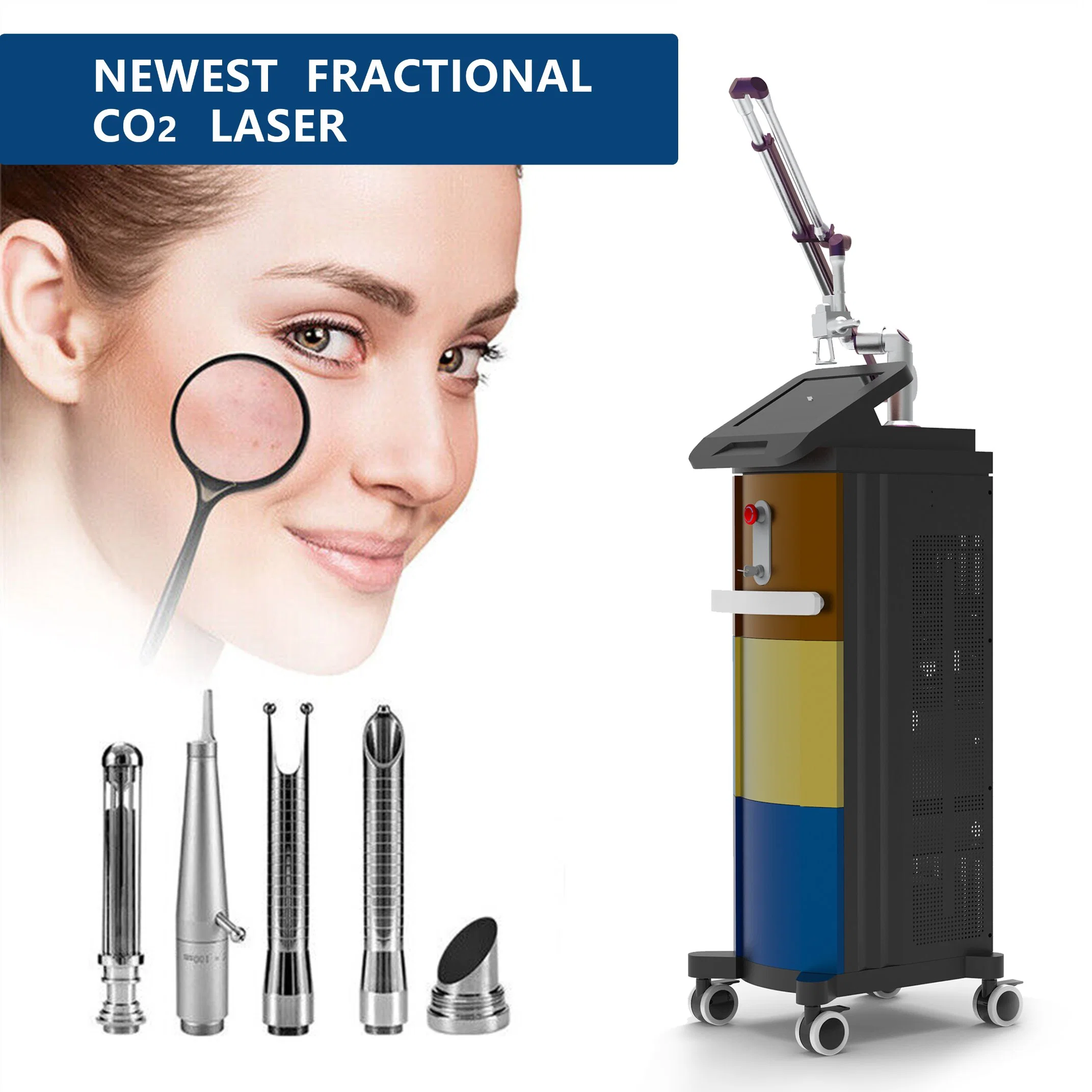 USA RF Tube CO2 Fractional Laser Machine Vaginal Tighten CO2 Skin Resurfacing Laser Acne Scar Removal Machine Vaginal Tighten Treatment