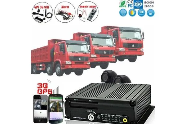 Taxi SD Card Mobile DVR H 264 Digital Video Recorder with Night Vision Camera