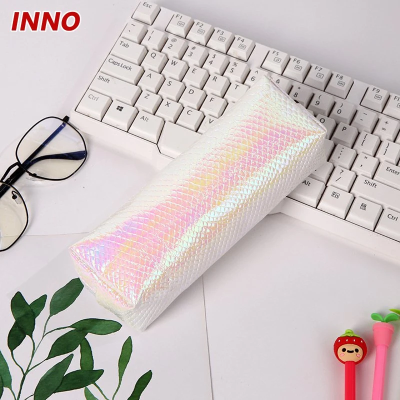 Wholesale/Supplier Inno Brand R050# New Fish-Scale Pencil Case Large Capacity Stationery Bag for School Supplies Eco-Friendly