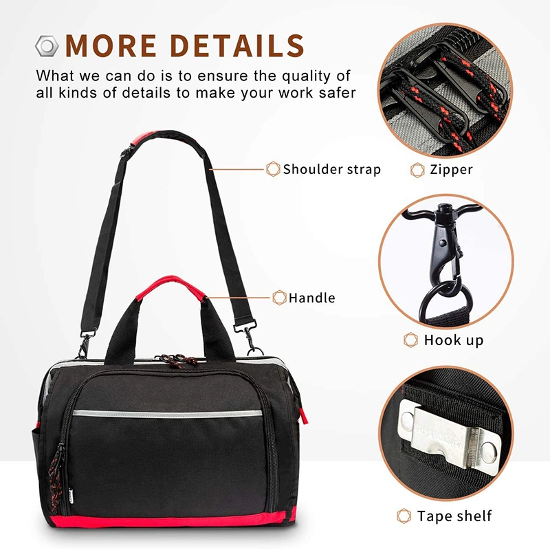 Heavy Duty Roomy Canvas Electric Tool Kit Organizer Shoulder Bag