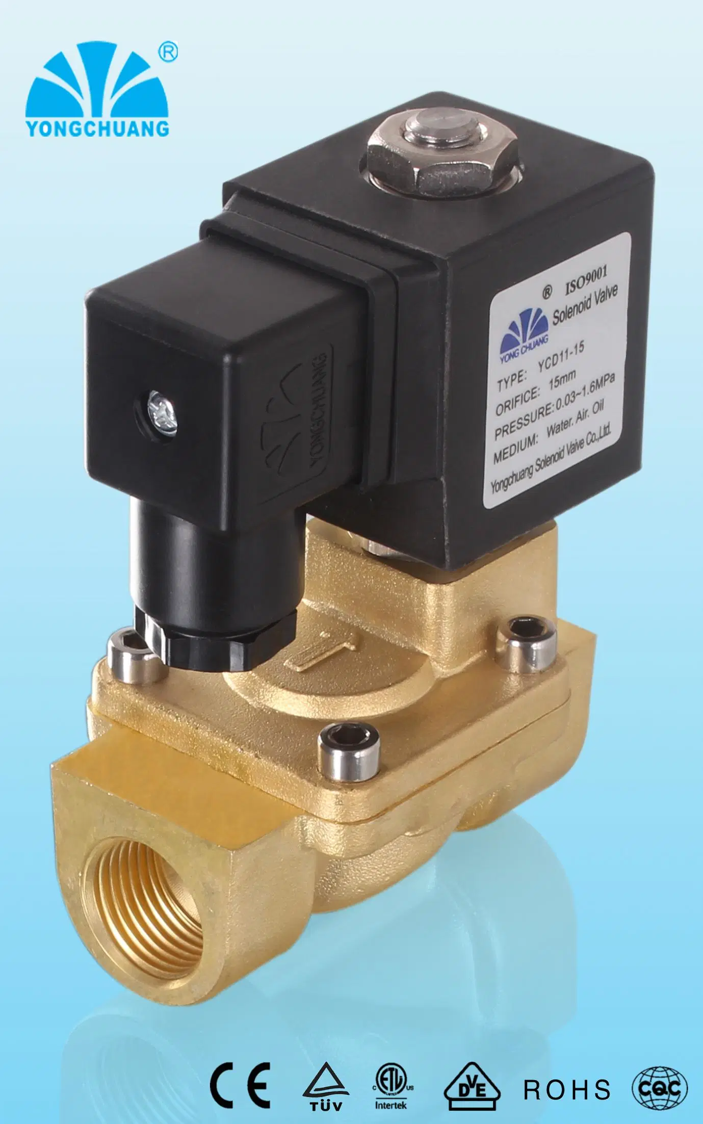 Brass Stainless Steel Solenoid Valve for Water Purifier