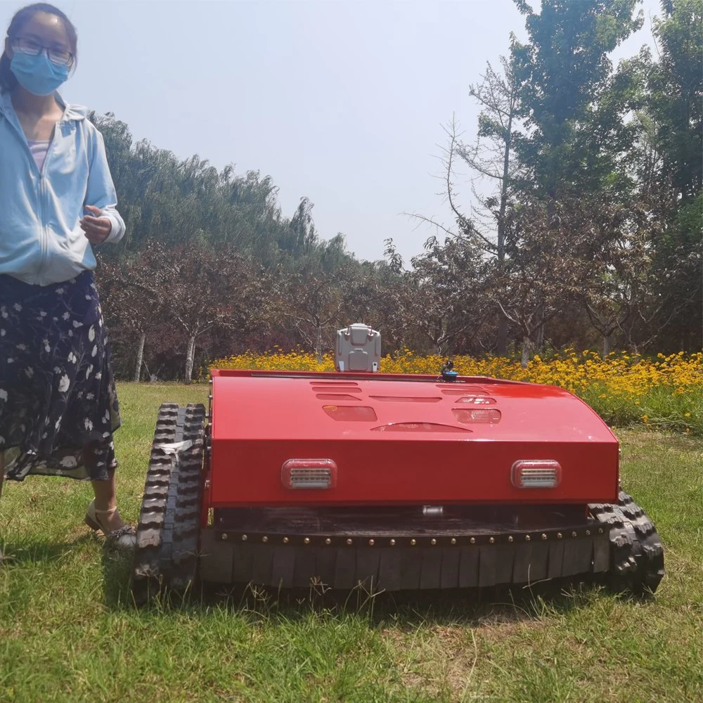 Multifunction Gasoline Automatic Remote Control Slop Lawn Mower Robot Weeding Machine