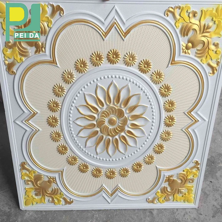 60X60 Bedroom Flower Design Glory Ceiling Gypsum Board