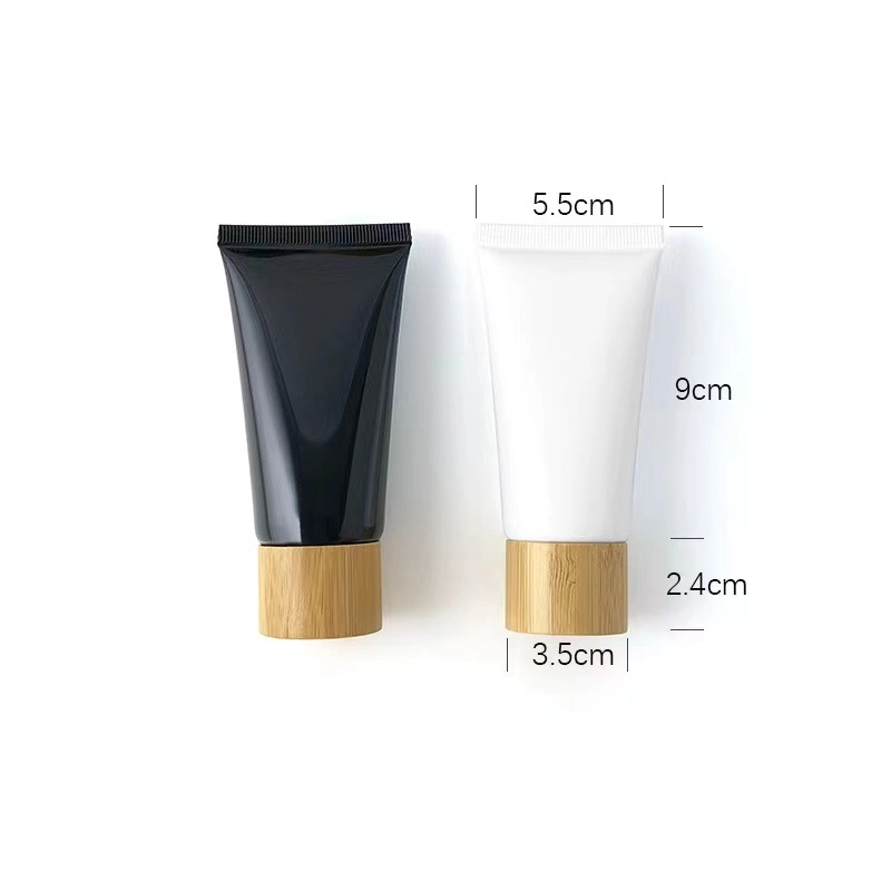 100ml Plastic Soft Tubes Bottle Custom Empty Cosmetic Squeeze Tube Packaging for Body Lotion Hand Cream Facial Cleanser