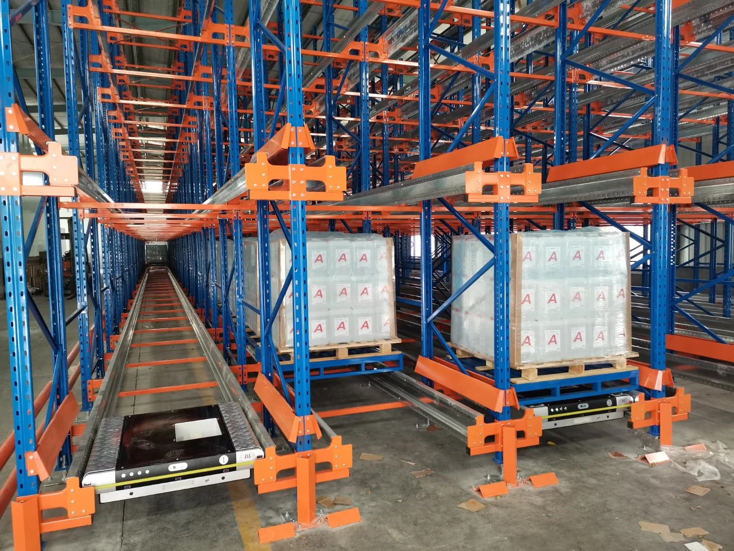 Newest Heavy Shuttle Rack with Selective Pallet Shelf Liking Wooden/Plastic/Metal/Steel Material for Industrial Warehouse Solution.