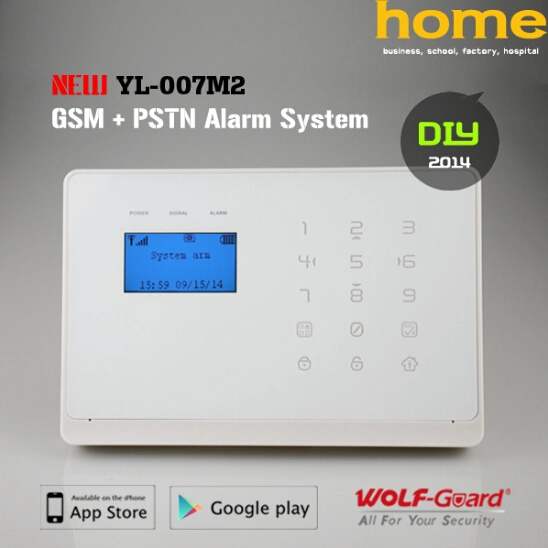 GSM PSTN Dual Network Wireless Home Security Burglar Alarm