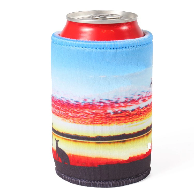 Nova Moda Promocional Sublimação impressa em neopreno personalizado pode refrigerar bebida Tampa da garrafa de cerveja para o suporte Stubby