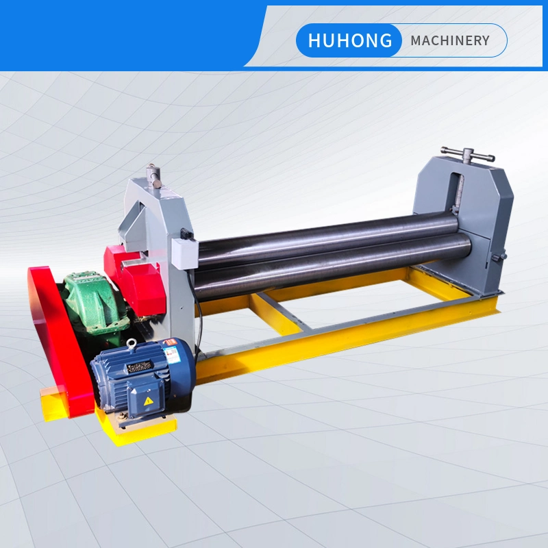 1.5X1300mm el conducto de aire galvanizada 3 placa eléctrica de rodillo Máquina laminadora