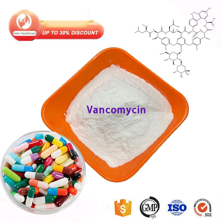 المكونات الدوائية النشطة المضادات الحيوية API Raw CAS 1404-90-6 مسحوق Vancomycin