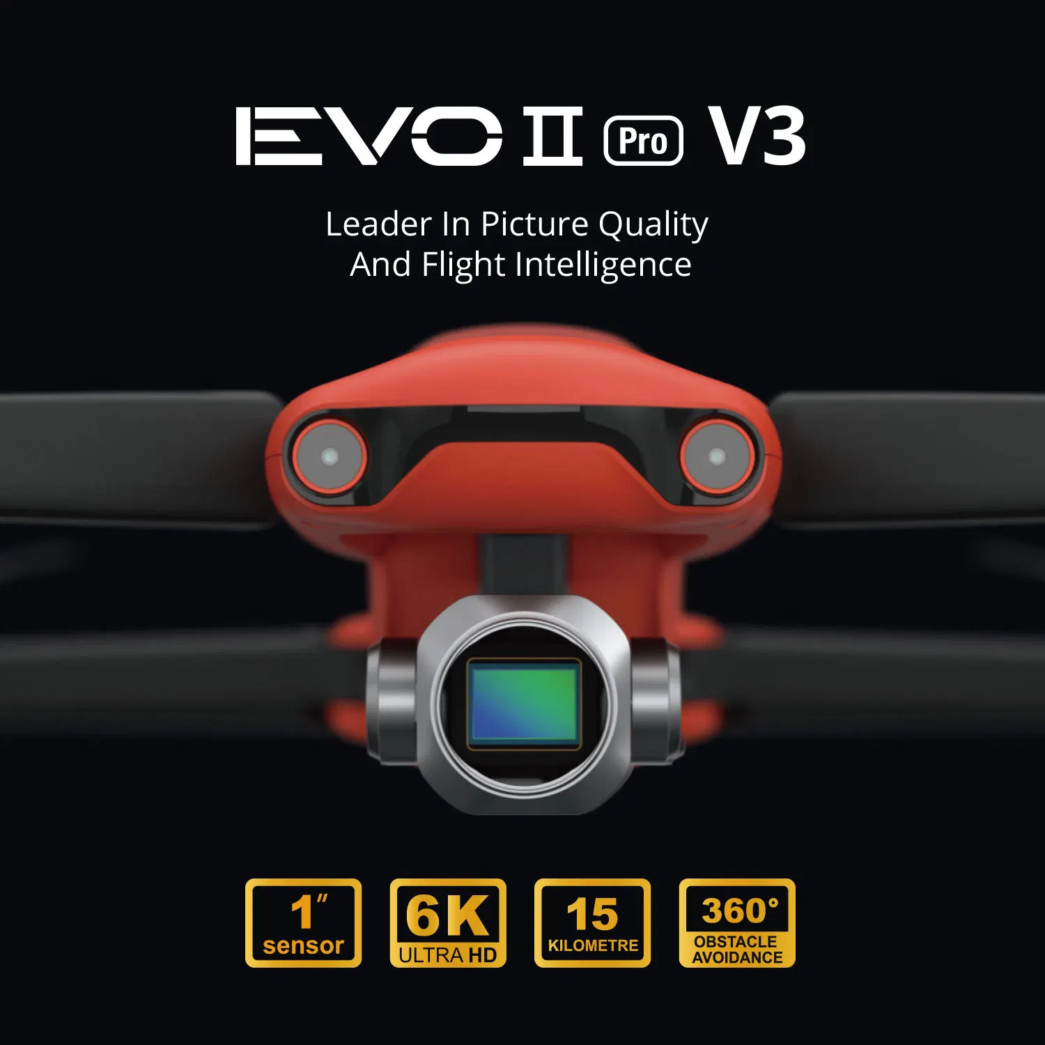 Evo II PRO V3 Professional 2023 Drone 4K Carbon Fiber 15km HD Transmission Autel Robotics Evo 2 PRO V3 Drone