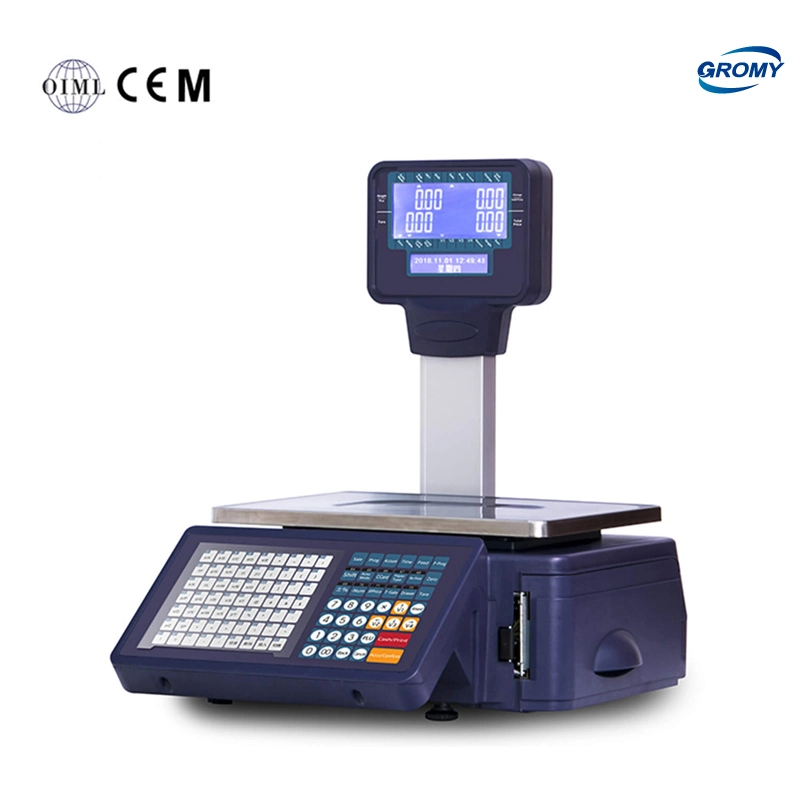 2018 Mold OIML Certificated TM-a Series Barcode Label Printing Scale 30kg