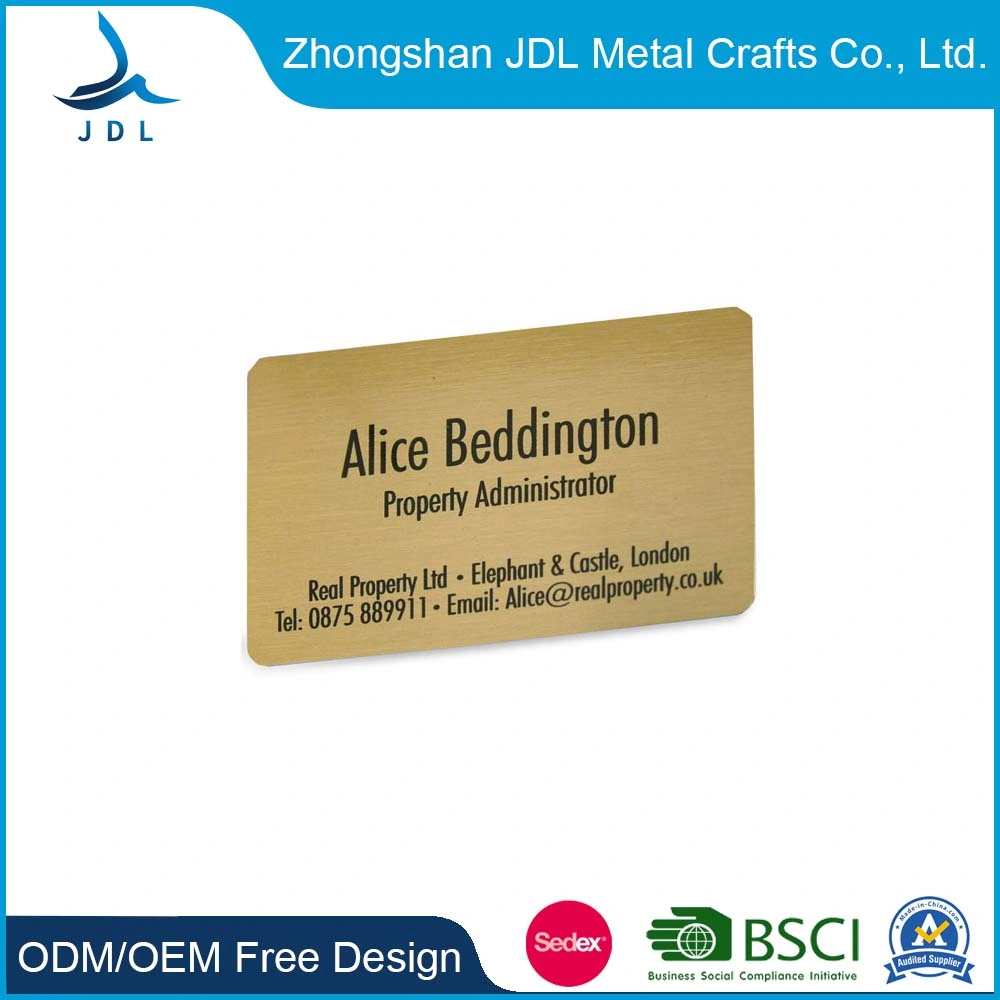 Mirror Effect Stainless Steel; Metal Business Material VIP Plastic PVC ID RFID Metal Name Business Card