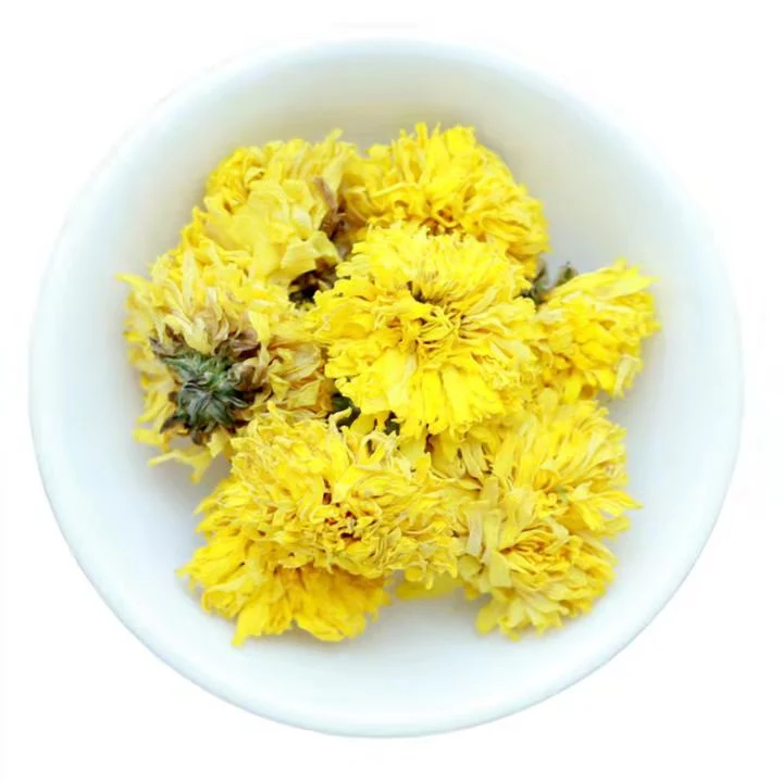 Bulk fragrance dry golden long petals yellow chrysanthemum flower petals tea