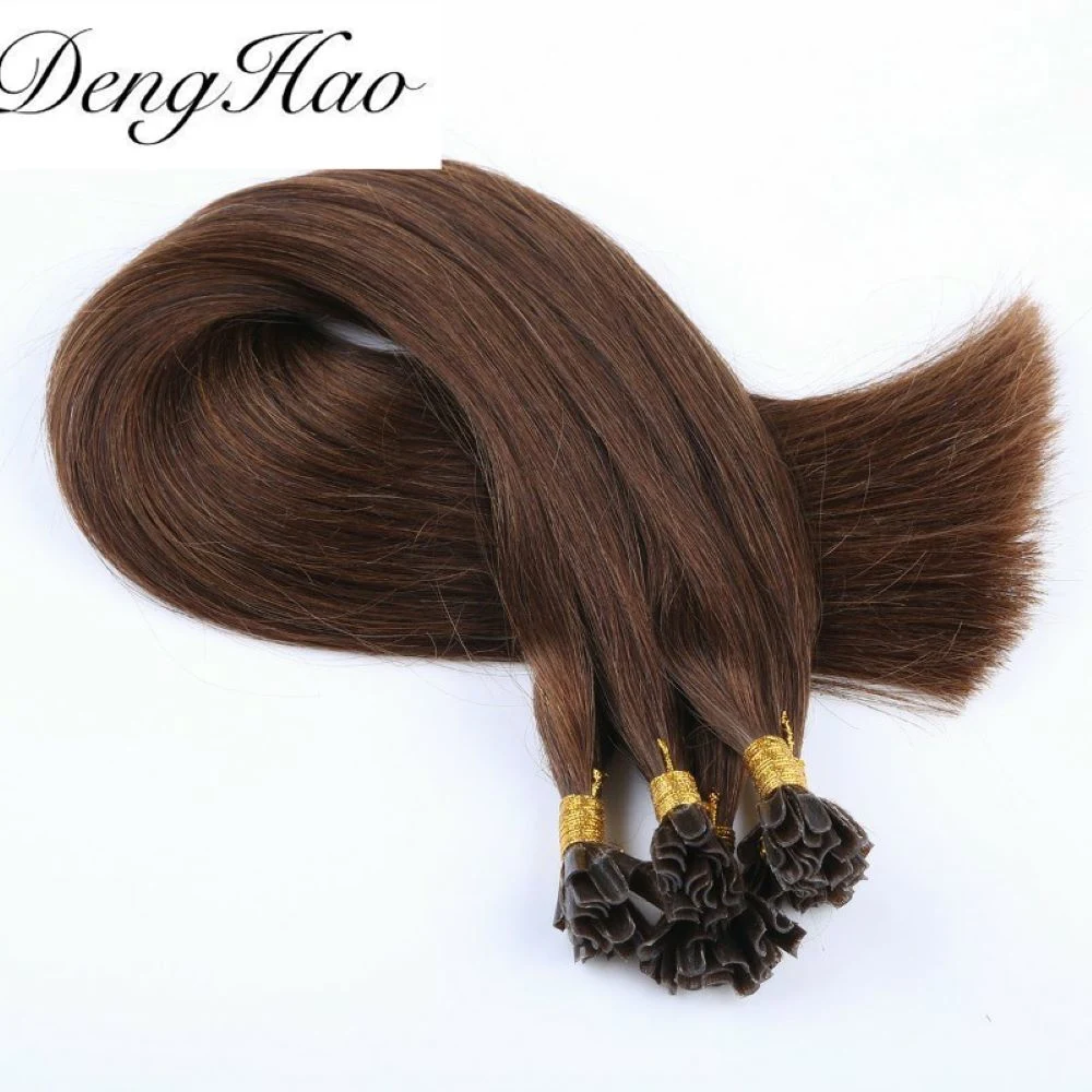 U Tip Hair Extensions Machine Remy Hair Natural Real Human Hair Pre-Bonded Hair Extensions