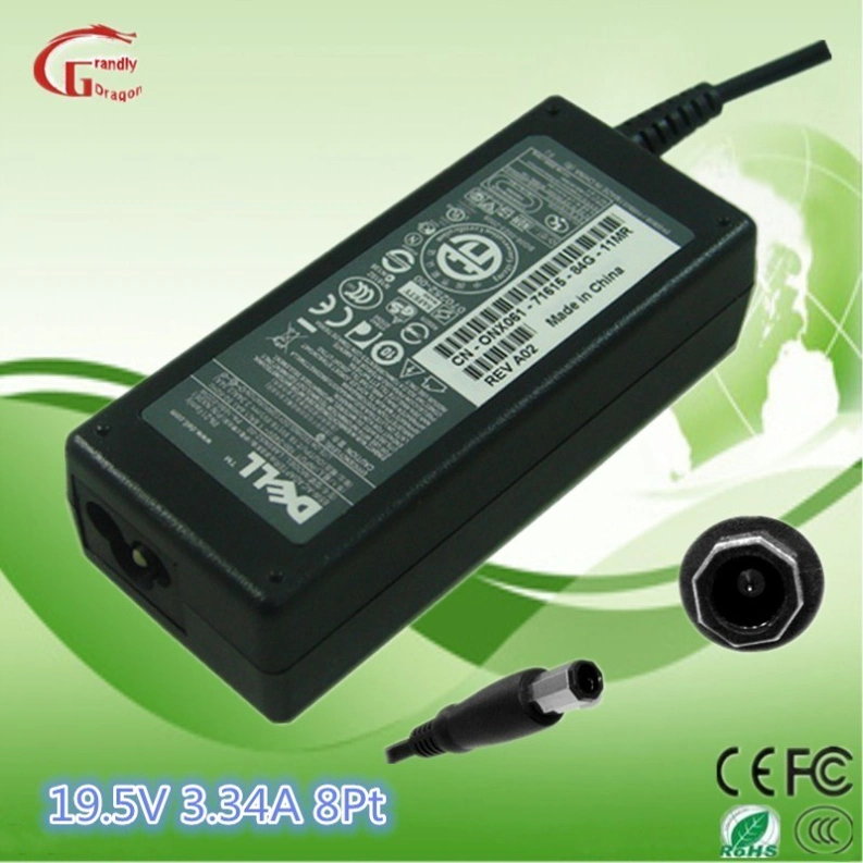 19.5V 3.34A адаптера питания зарядного устройства батареи питания для DELL