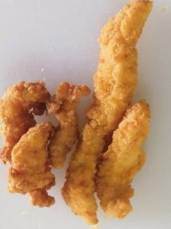 Gefrorene Zerschlagene Chicken Strips Chicken Tenders