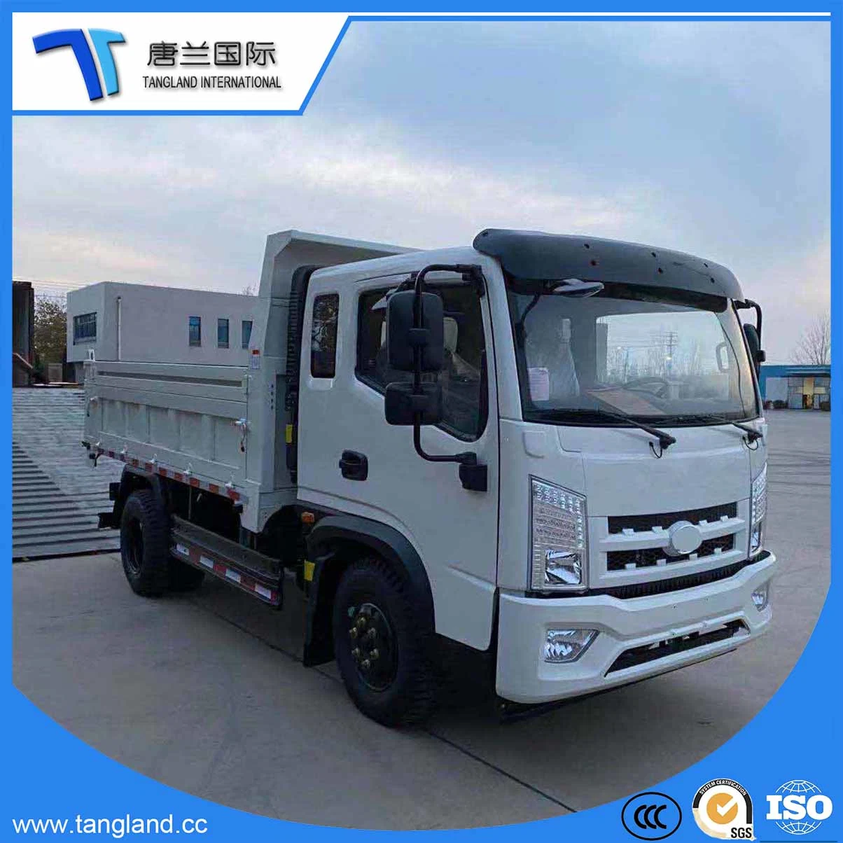 4-6toneladas Dump/Light/Mini/Pequeno/Tipping/Tip/Tipper/Self Dumper/dumping/Trucks com motor Weichai