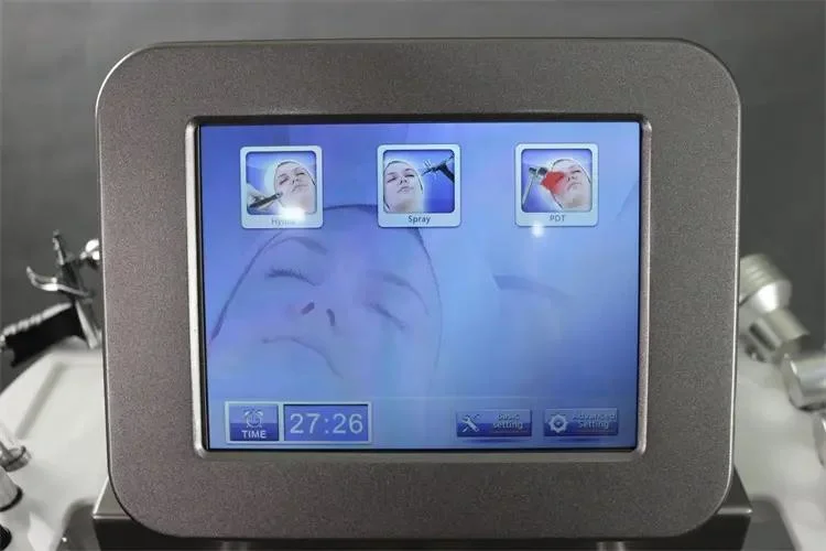 Facial Skin Cleaning Equipment with Oxygen Jet Peel Water Dermabrasion Oxygen Spray + LED Light