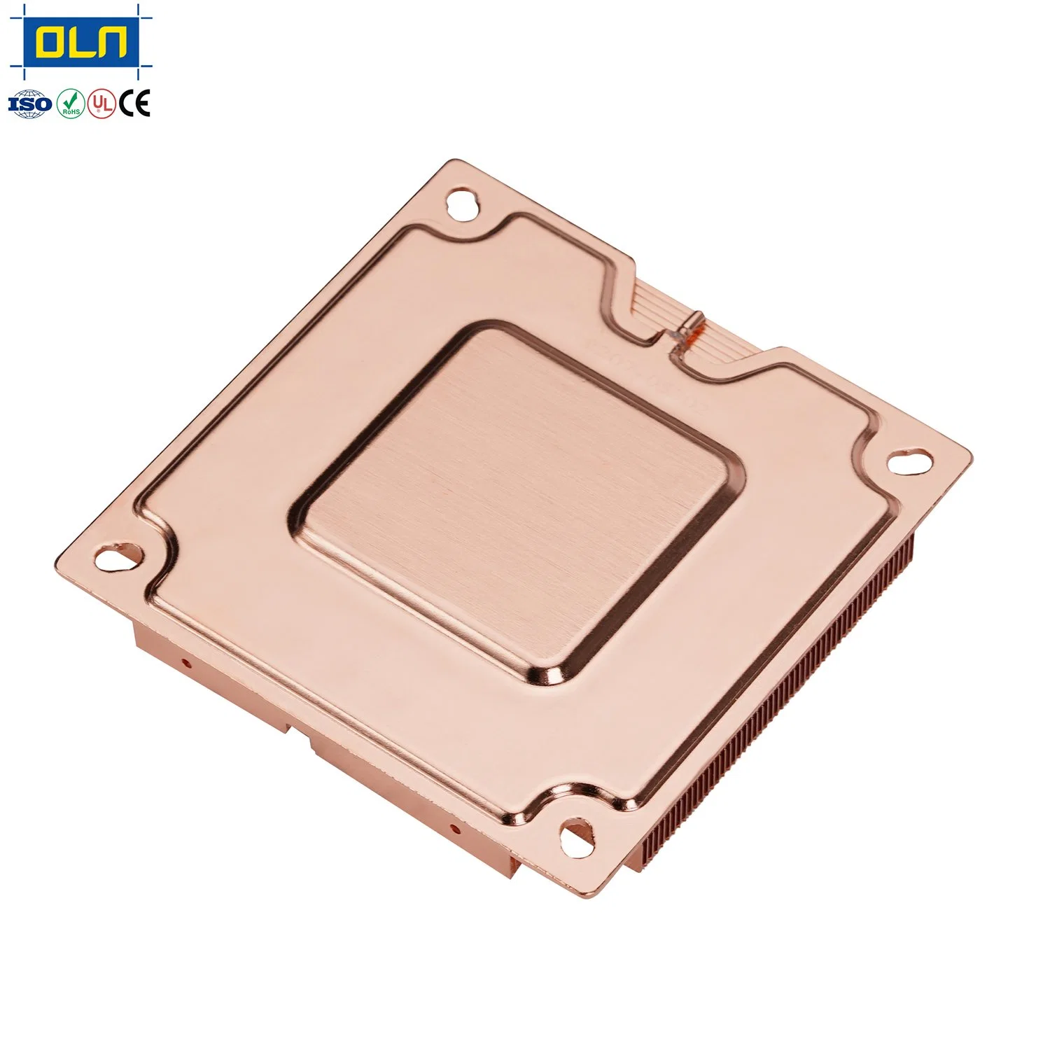 Custom High Density Vapor Chamber Copper 1100 Skiving Fin Heatsink for IGBT Cooling