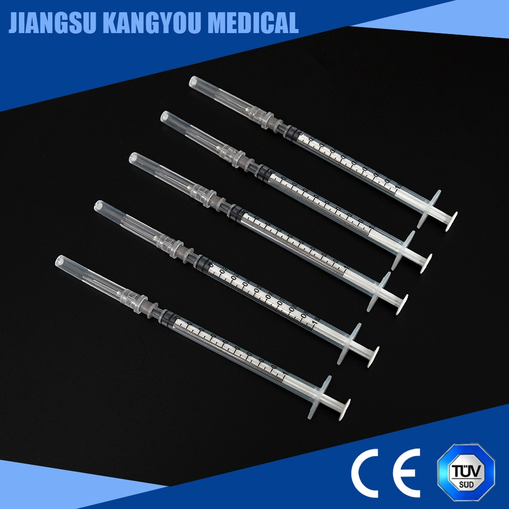 CE Certificated Medical Instrument of Disposable Syringe with/Without Needle