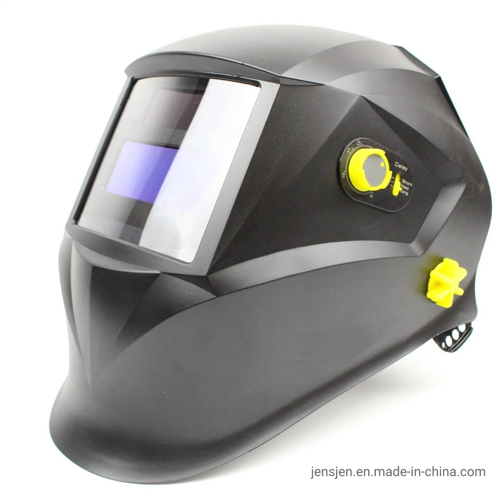 De cara completa personalizada Industrial oscurecimiento automático de la Energía Solar de la soldadura casco con casco de oscurecimiento automático de buena calidad