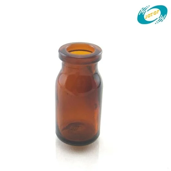 Amber Penicillin Molded Injection Glass Bottle