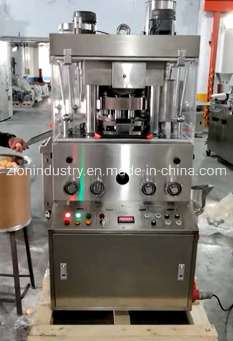 High Speed Punch 50mm Large Bath Bomb Fizzies Powder Press Machine Tablet Press Salt Bathbombs Making Automatic Rotary Pressing Machine Zp420-15c