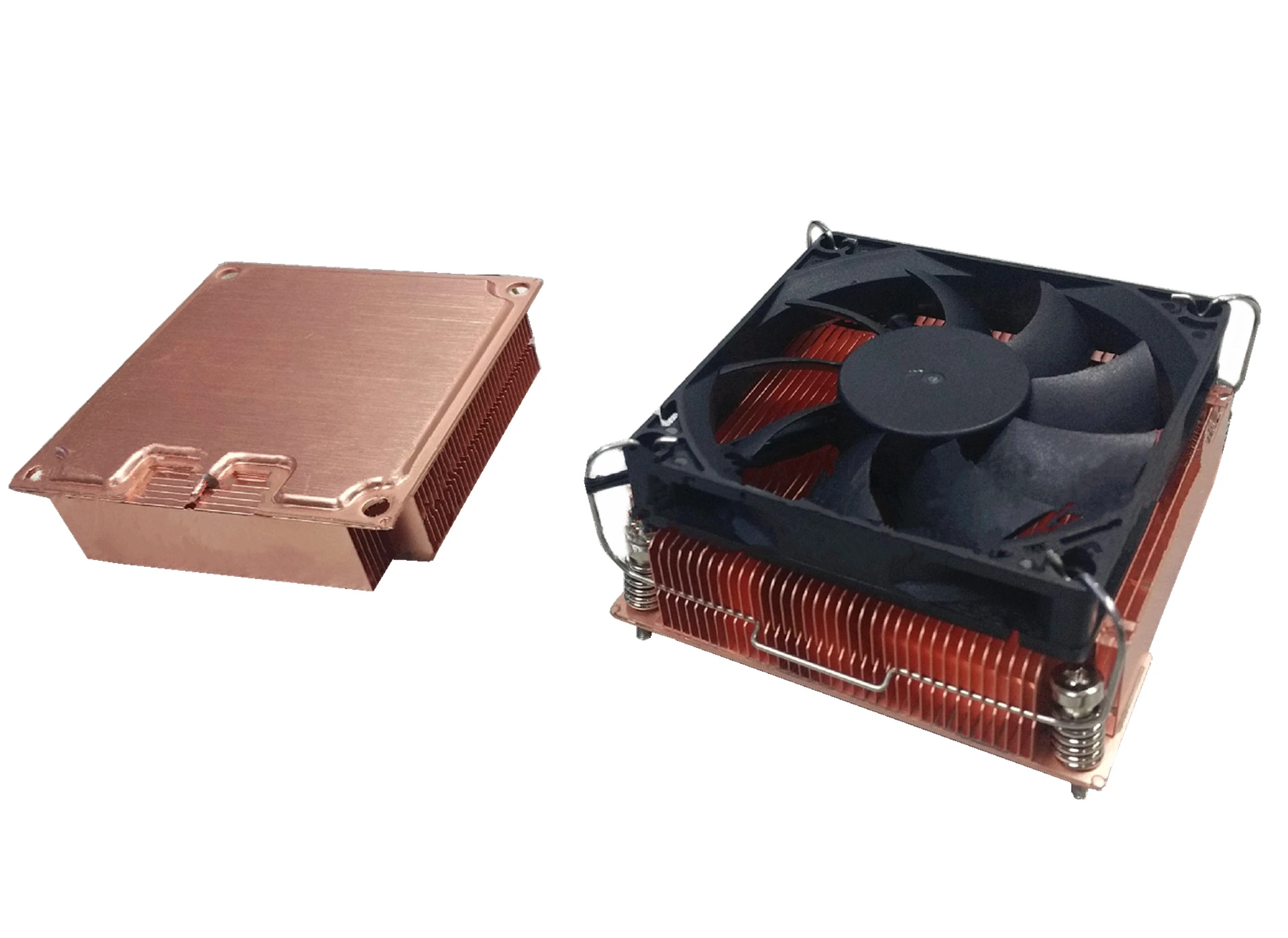 Copper Vapor Chamber Heatsink with Fan for Server Cooling System