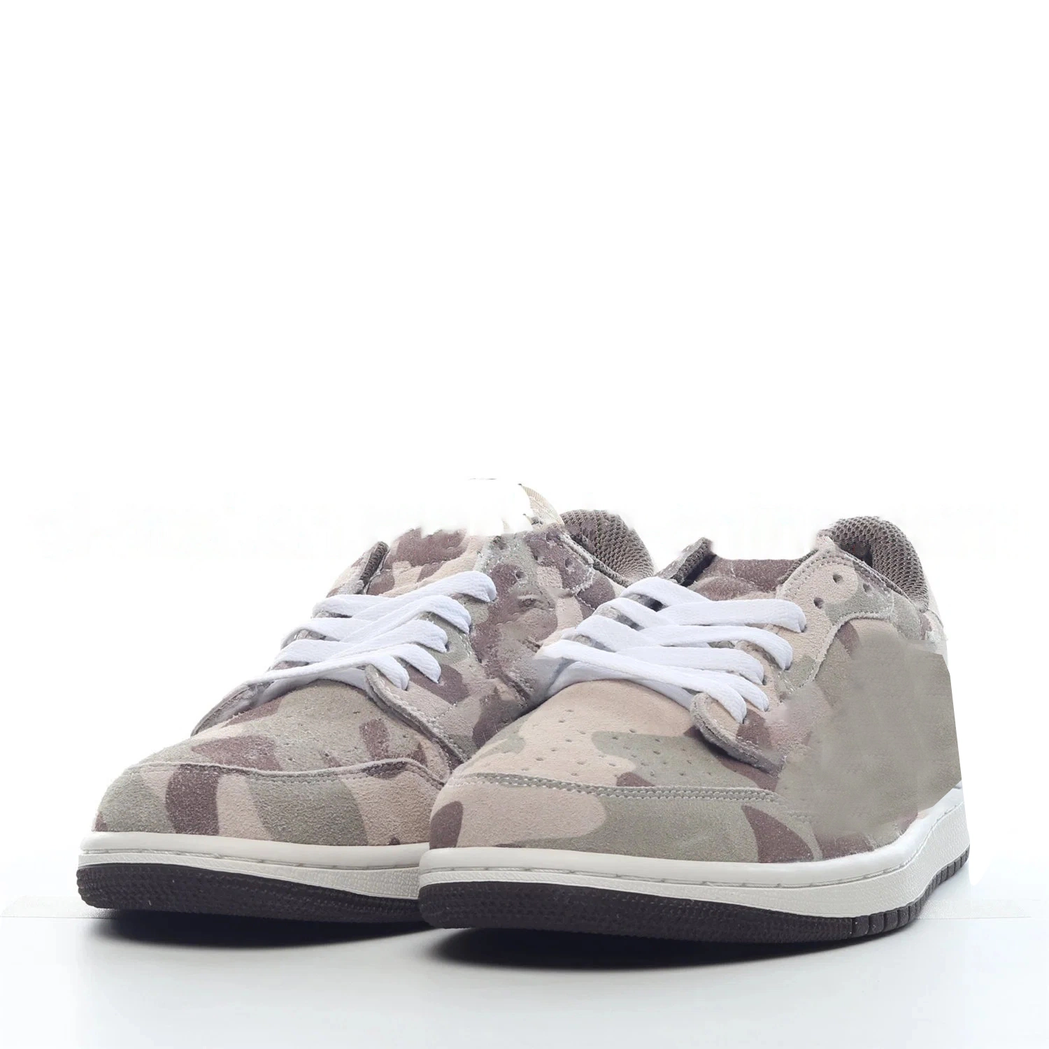 Zapatos baratos de calidad Travis Scott X Fragment X Air Jor-Dan 1 Ts LV Joint Low Uniex Putian