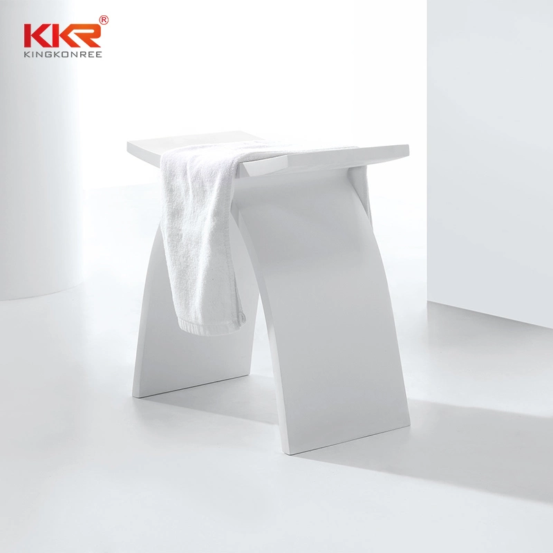 Kingkonree Mobiliário moderno Cadeira Cadeira de pedra para banheiro