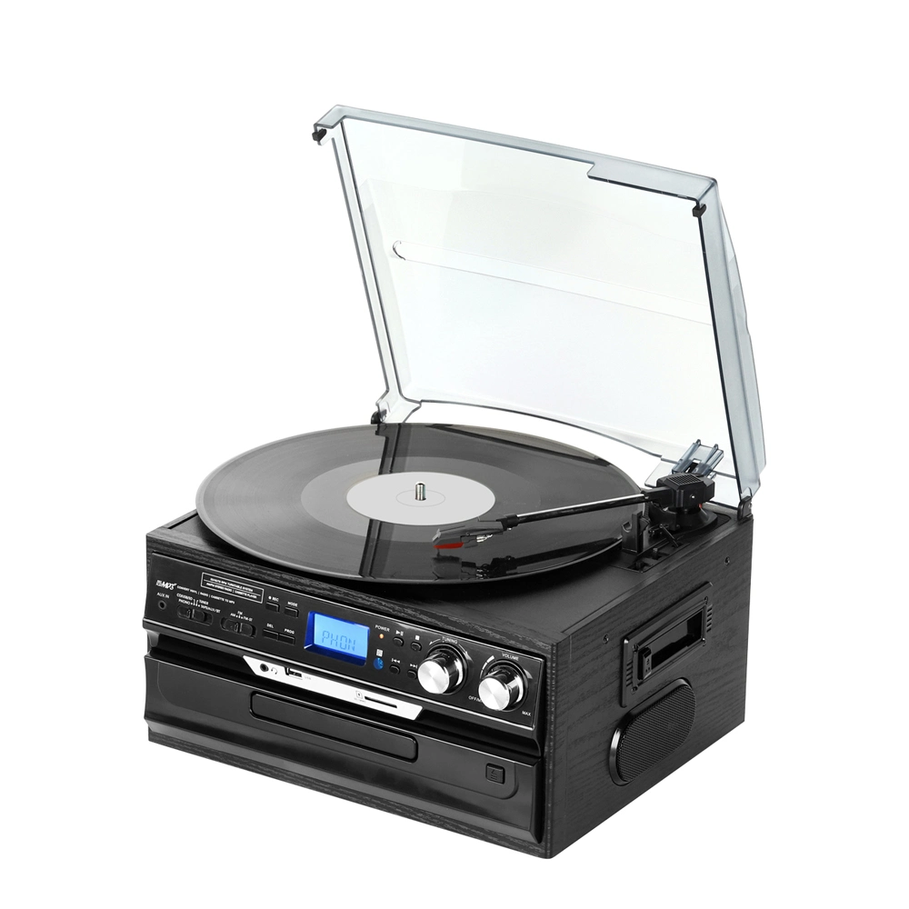 Acoustic Platter USB Turntable Platter with Professional Audio Stereo CD Speaker